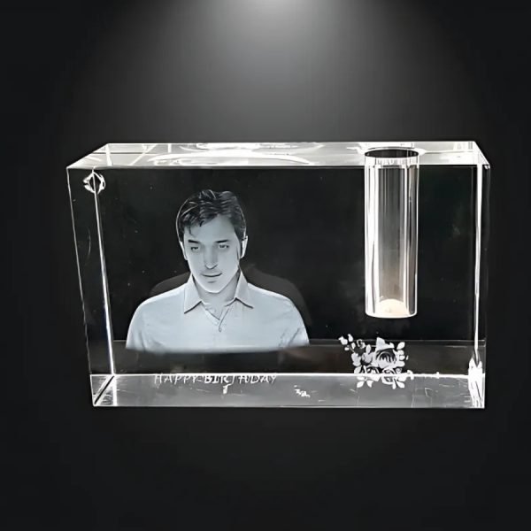 BC 141 Crystal Pen Vase - 110 x 70 x 40mm