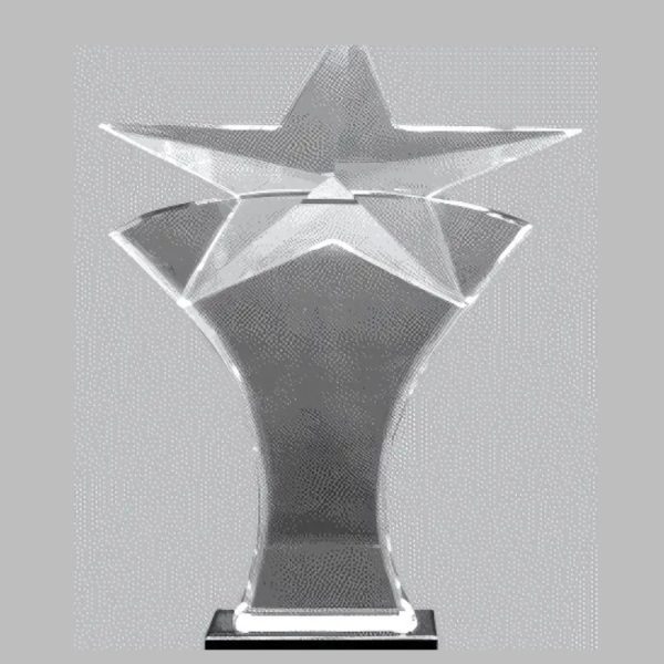 BC-G-121 Crystal Exclusive Trophy – 8 Inch