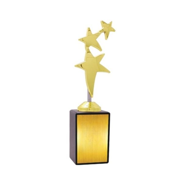 WM 9994 Wood And Metal Trophy - 7.75 Inch